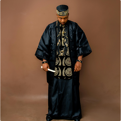 Man in traditional African clothing